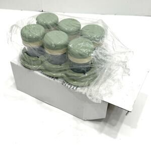 Baby Bullet Food Jar Storage Containers w/Tray Date Dial NEW Set Of 6